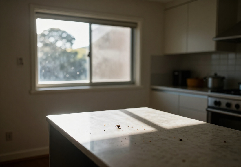 Cockroaches in a Botany wall cavity before removal